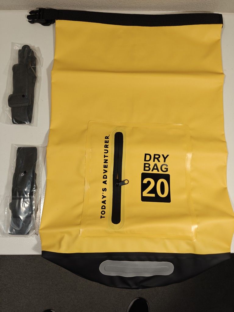 “NEW” TODAY'S ADVENTURE “20L ULTRA-DRY BUCKET TOTE” (WATERPROOF) Yellow 🍂 FALL DEALS🍁 