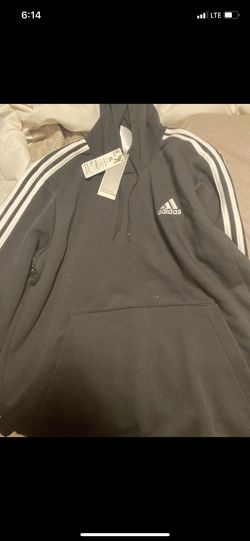 adidas Essentials 3-Stripes Regular Fit Training Fleece Hoodie - Active...