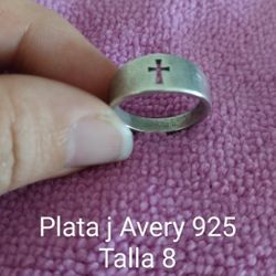 Anillo De Plata Religioso