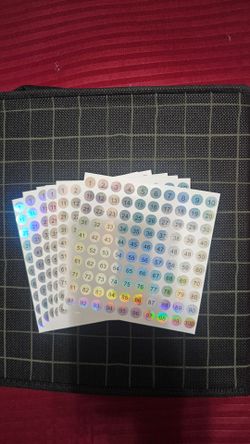 Polish bottle stickers