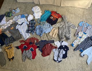 Boys 0-3m—Huge LOT 60+Pieces