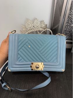 Light Blue Crossbody Bag