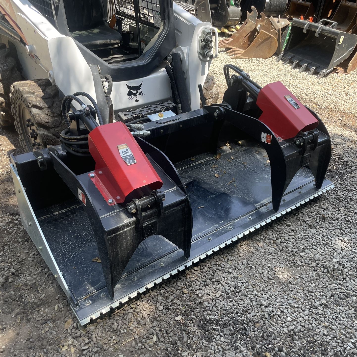 Skid Steer Flat Bottom 78inch Grapple Bucket 