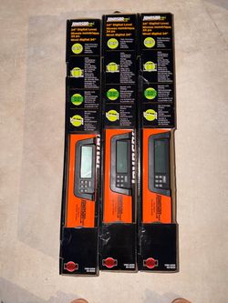 Johnson 24” Digital Levels – 3 Pack – Brand New