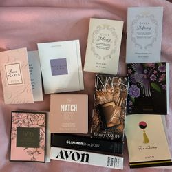 Makeup and perfume sample bundle 