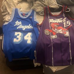 laker Shaq  Xl And Raptors Vince Carter Jersey 2xl