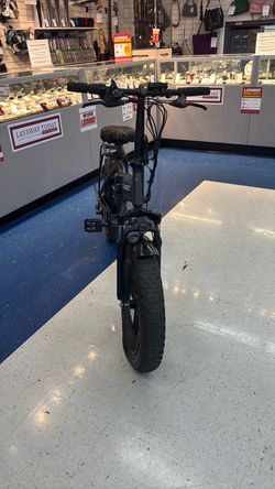 Black Electric Bike