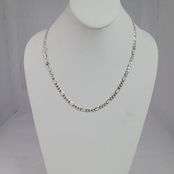 .925 Silver Figaro Link Chain 
