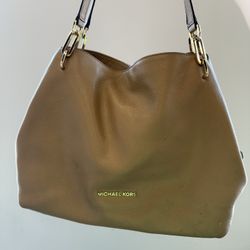 Michael Kors Handbag With Gold-tone Accents