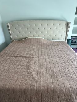 Elegant King  Headboard and Bedframe