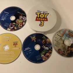 Toy story 3 dvd & Blu ray set of 4