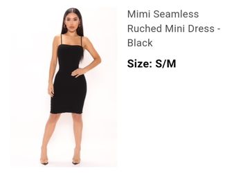 Ruched Mini Dress 