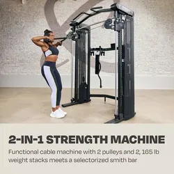 Centr 3 SF3 Smith Functional Trainer + Bench – Costco Open Box