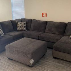 By Ashley/ Oversized Sectional, Seccional, Couch/ Delivery Available,  Financing Options 