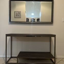Philipes Console Table and Mirror - All Perfect Shape! 