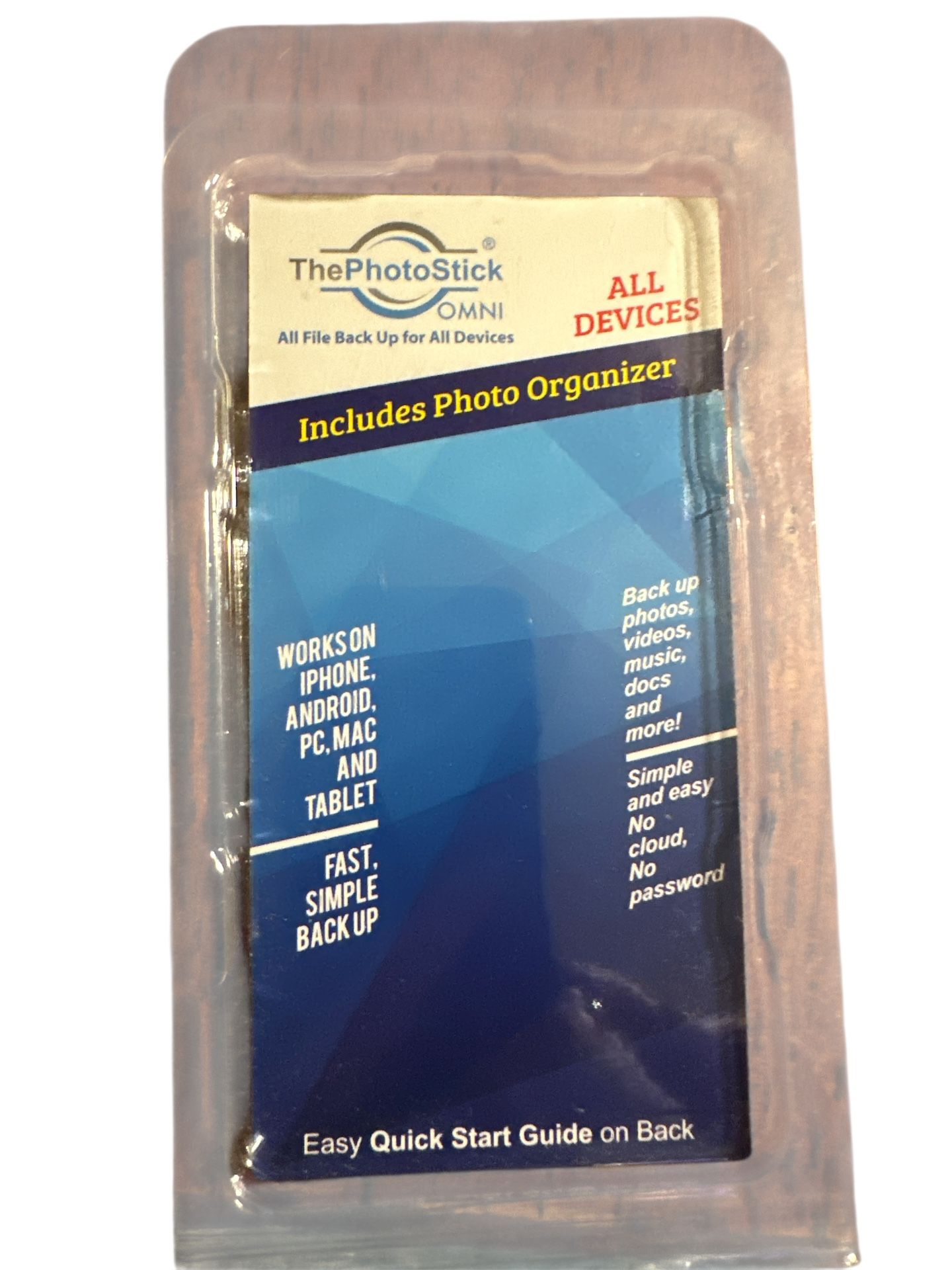 Now download your photos, videos AND files up to 10X FASTER with ThePhotoStick Omni! Simply plug in your phone and the rest is done for you! Simply p