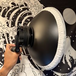 NEEWER 16"/41cm Aluminum Standard Reflector Beauty Dish with White Diffuser Sock