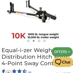Equal-I-Zer  Weight Distributing Hitch  