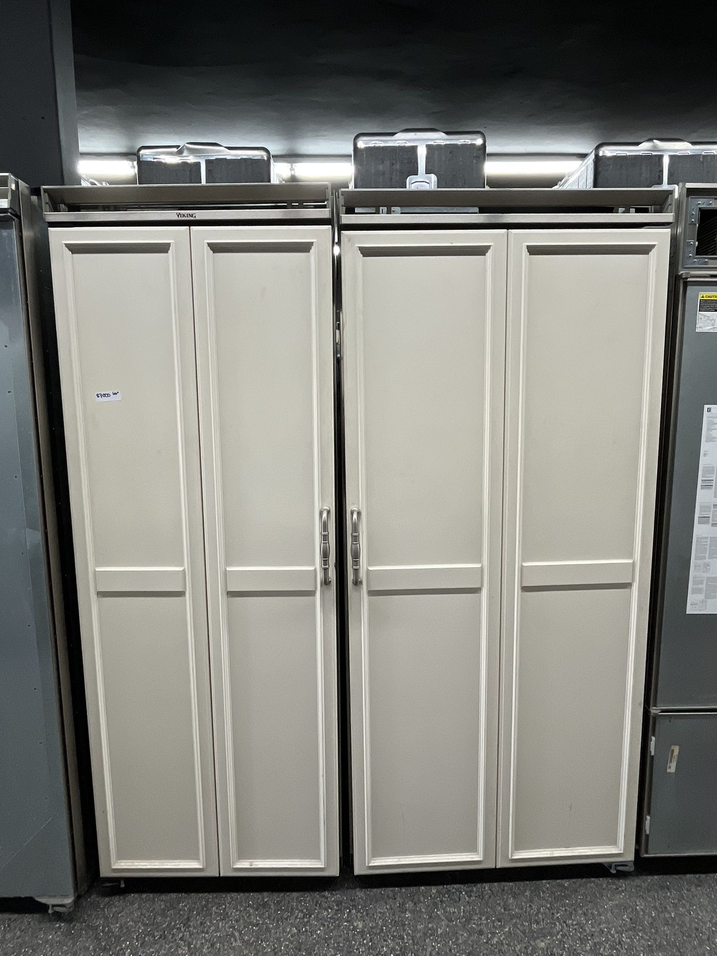 Viking Panel Ready Built In 66” Column Fridge Freezer Set