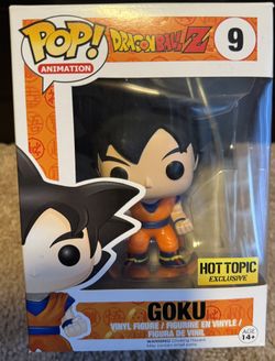 Funko Pop Dragonball Z Goku (Black Hair) #9 Hot Topic Exclusive