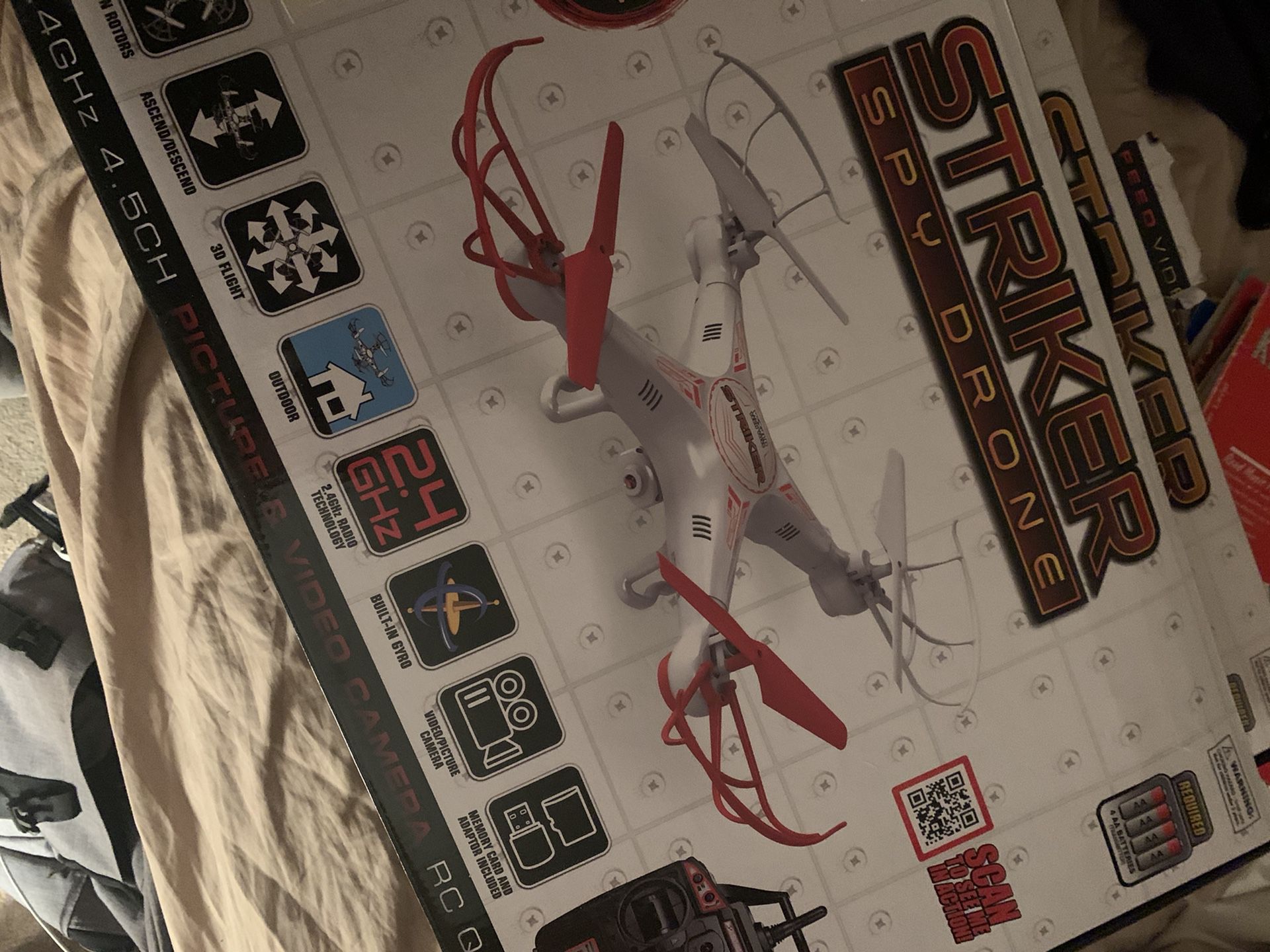 2 Stryker drones with boxes