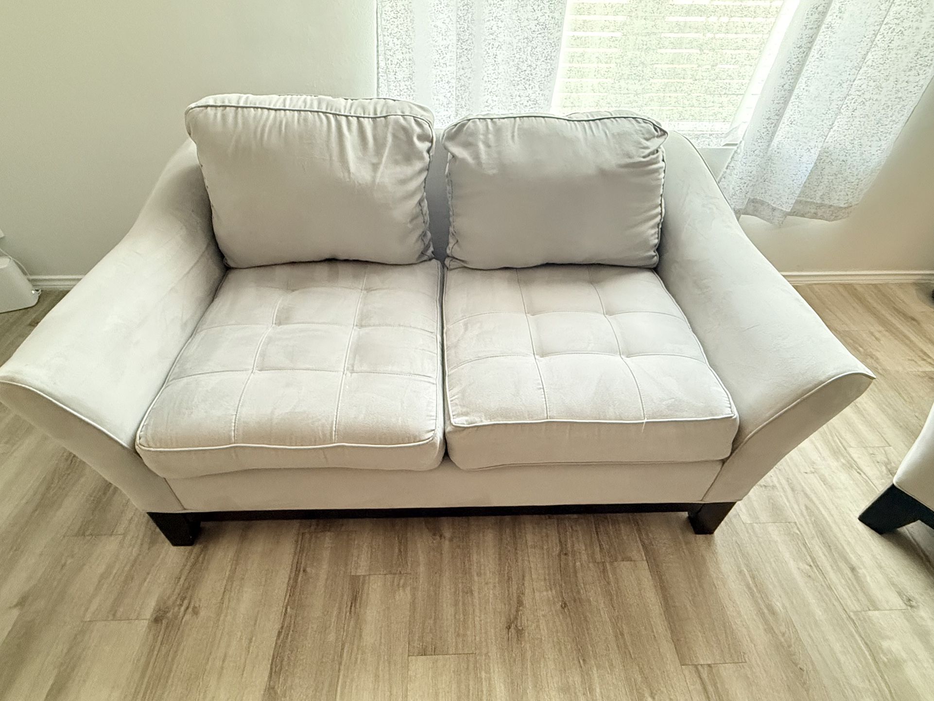 2 PC Gray Couches