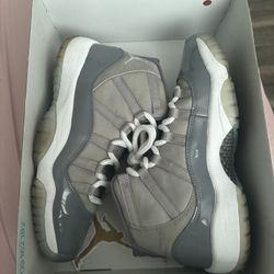 Jordan Cool Grey 11 Size 6y