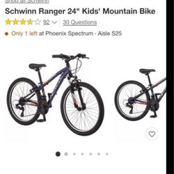 2 New Schwinn 24in Mountain Bikes