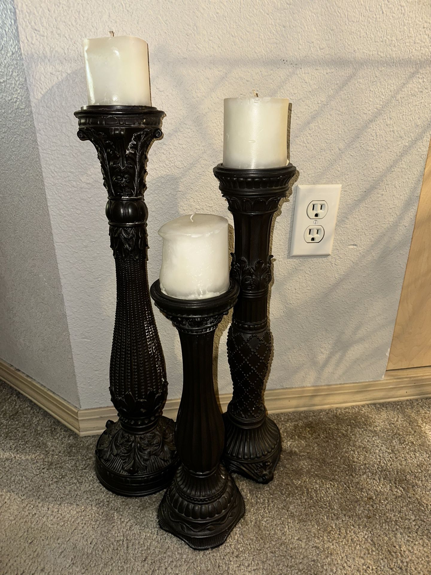 3 Candle Holders