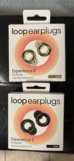 Loop Experience 2 Earplugs Gold and Black Bundle
