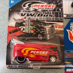 Penske race van and two hot wheel 500 no fear