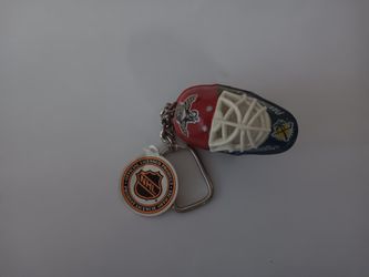 Florida Panthers Mini Goalie Helmet Keychain With Tags