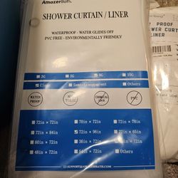 Shower Curtain/ Liner