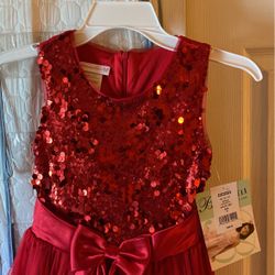 Brand New Beautiful Girl Red Dress