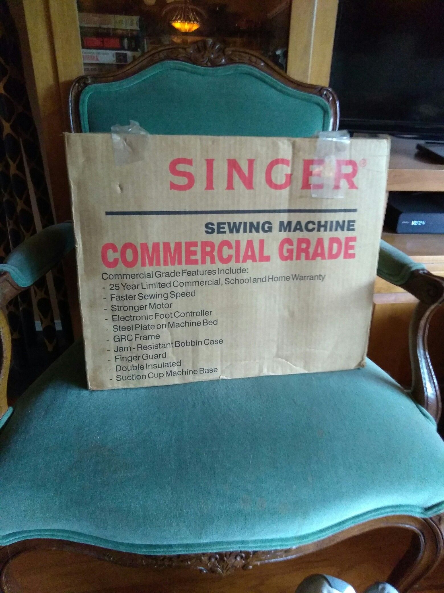 New commercial Singer sew machine