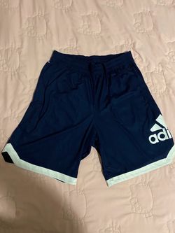 Adidas Men's Badge of Sport Climalite Athletic Shorts - Navy/White Size L