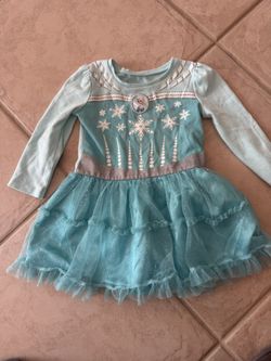 Halloween Costume Disney Frozen Elsa Dress Size 2/3T