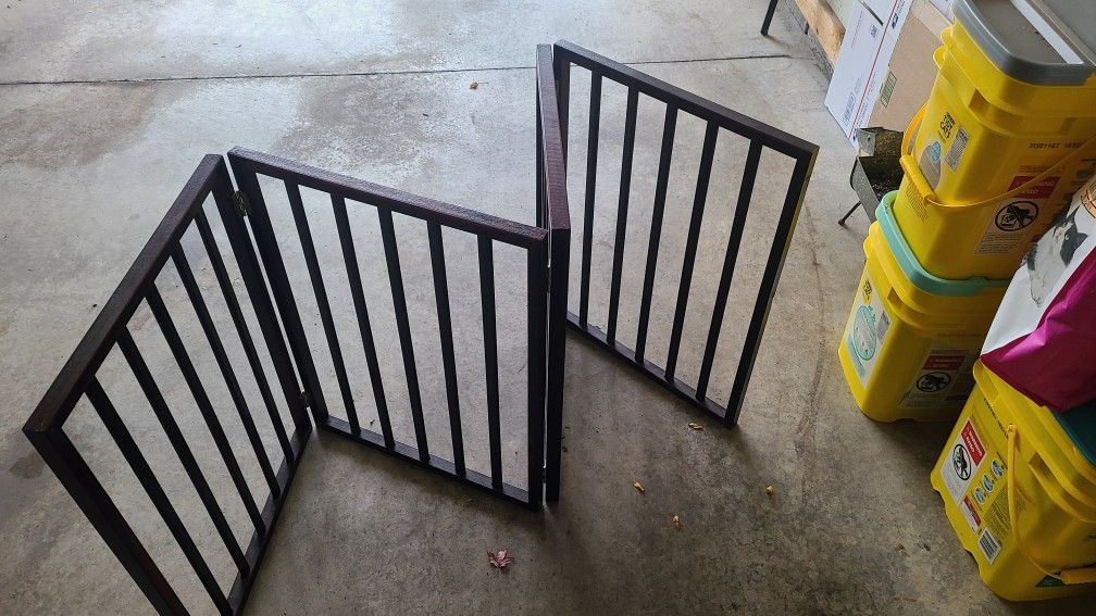Folding Gate For Dogs Or Kids