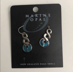 Marine Opal earrings