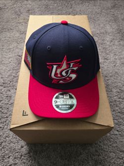 New Era 9Forty 2026 USA Snapback Hat - Blue