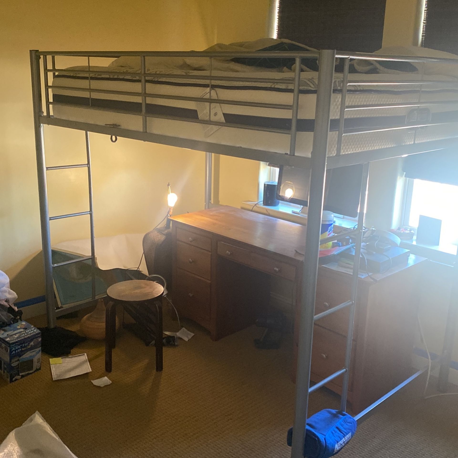 Gray Bunk bed For Full Size Bed