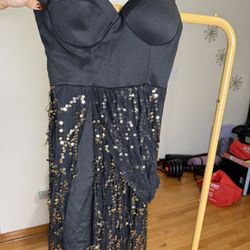 Back Sequin Dress