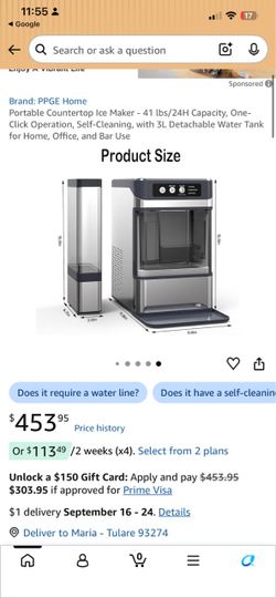 New ice maker machine