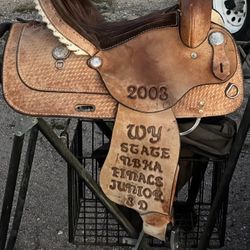 Circle A Trophy Barrel Saddle Almost New Condition Trophy 