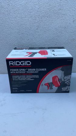 RIDGID Power Spin+ Drain Cleaner with Autofeed