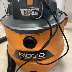 16 Gallon 6.5-Peak HP NXT Wet/Dry Shop Vacuum with Cart, Fine Dust Filter, Hose and Accessories 