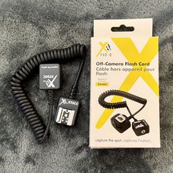 Off Camera Flash Cord for Canon, like new