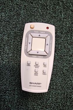 Sharp Wall Unit AC Remote Control 