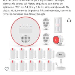 YISEELE Sistema de alarma para seguridad en el hogar, alarmas de puerta