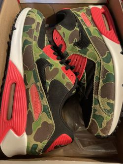 Worn Mens Size 14 Nike Atmos Air Max 90 Duck Camo
